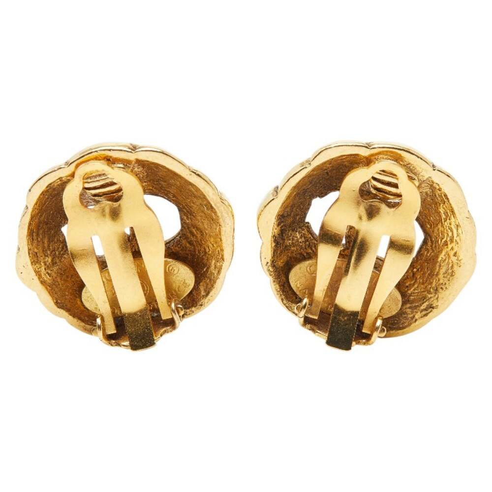 Chanel Cc Logo Clip-On Earrings Metal #246860C61B - Picture 3 of 6